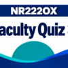 (Completed) NR222OX Faculty Quiz 3